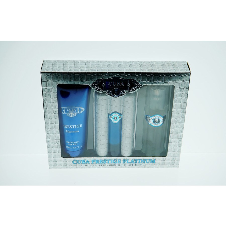 Cuba Mens Prestige Platinum Gift Set Fragrances 5425017736059 17$