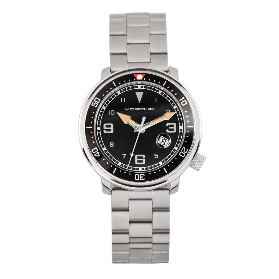 Morphic M74 Series Quartz Black Dial Mens Watch MPH7405 78$