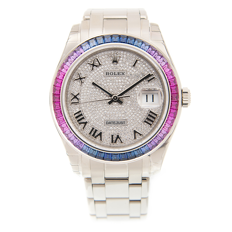 Rolex Pearlmaster 39 Automatic Chronometer Diamond Unisex Watch 86349 SAFUBL