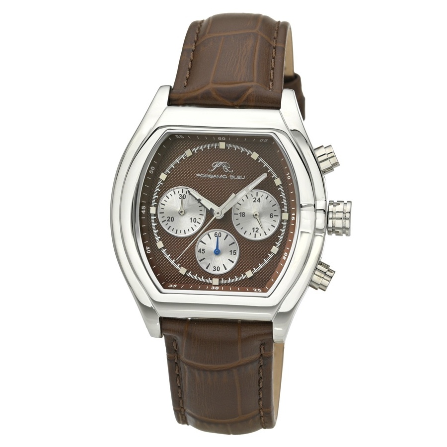 Porsamo Bleu Roman Chronograph Quartz Brown Dial Mens Watch 1293AROL 220$