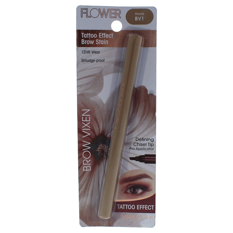 Brow Vixen Tattoo Effect Brow Stain - BV1 Blonde by Flower Beauty for Women - 0034 oz Eyebrow 10$