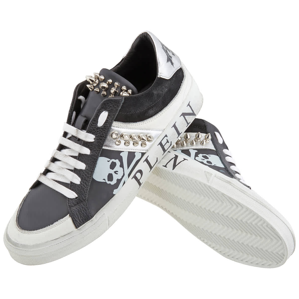 Philipp Plein Sneakers Lo-Top Star in Black Leather
