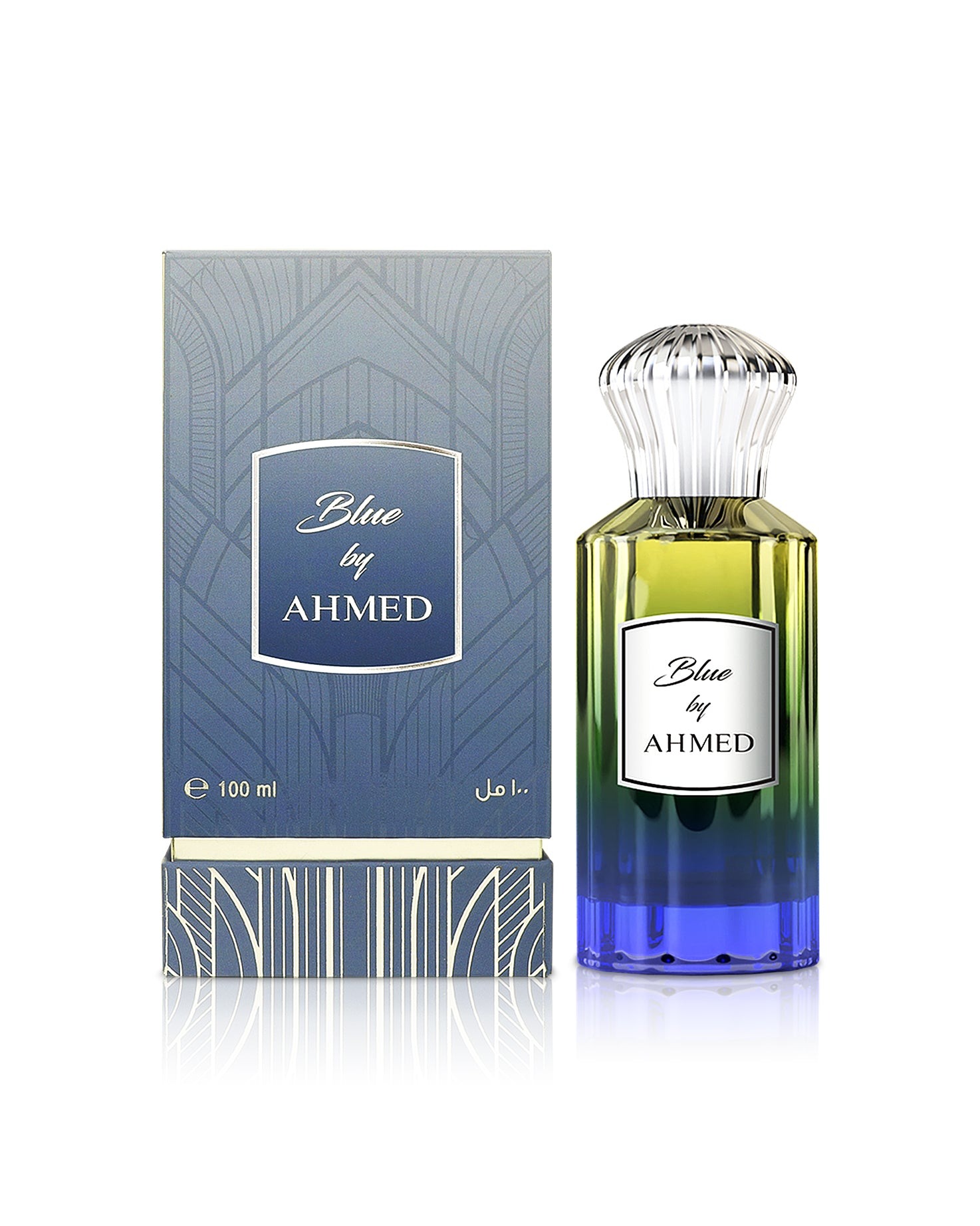 Ahmed Al Maghribi Mens Blue Extrait de Parfum Spray 3.4 oz Fragrances 6290360616339