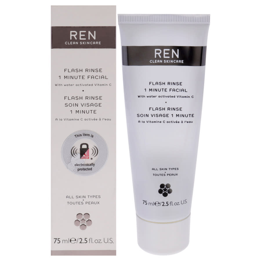 REN Flash Rinse 1 Minute Facial 2.5 oz (Tester) Skin Care 843711404909