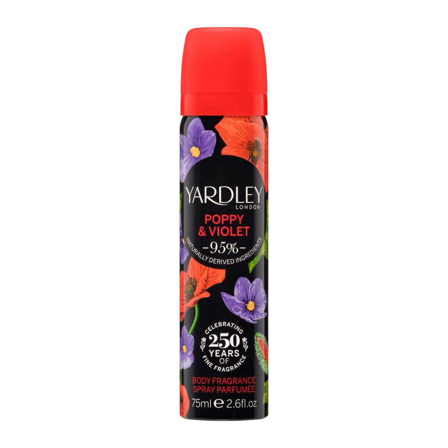 Yardley Of London Ladies Poppy Violet Spray 25 oz Bath Body 5056179301245 9$