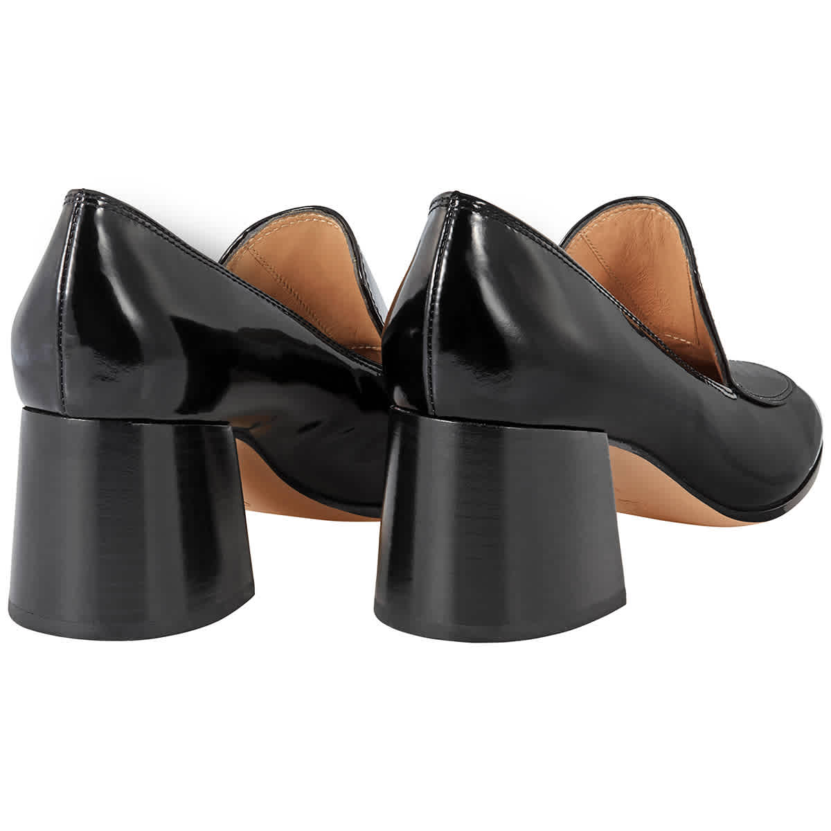 Gianvito Rossi Ladies Orly Calf Leather Mid heel Loafers eBay