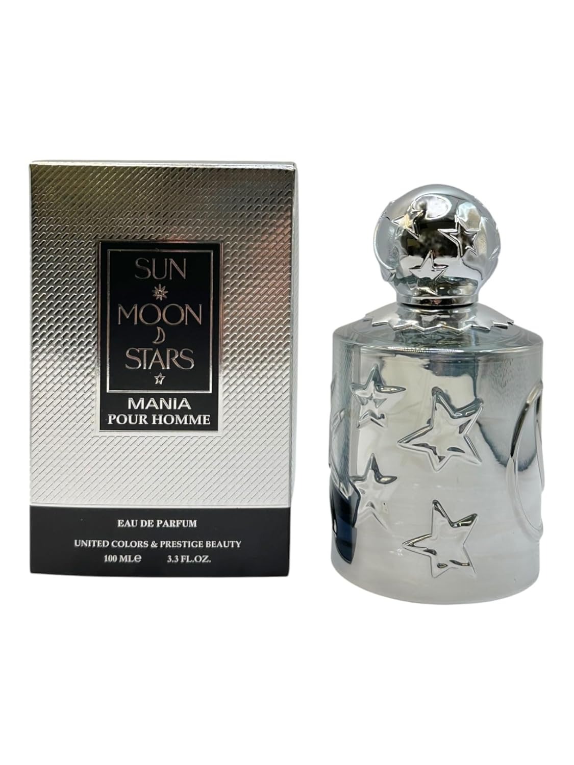 United Colors Mens Sun Moon Stars Mania Pour Homme EDP Spray 3.4 oz Fragrances 850043459033