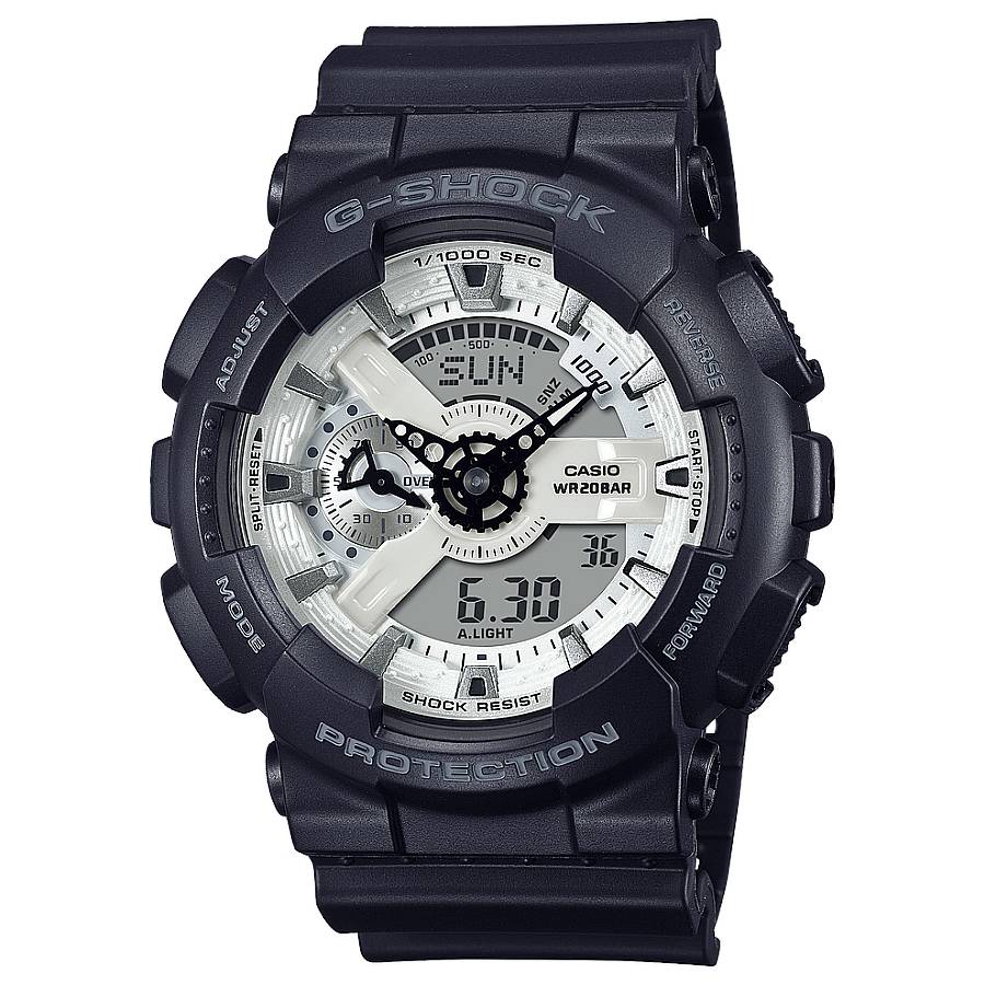 Casio G-Shock Alarm Quartz Analog-Digital Watch GA-110WD-1ADR 115$