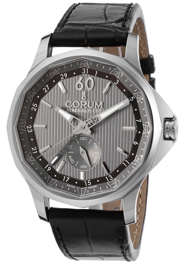 Pre-owned Corum AdmiralS Cup Legend Charcoal Dial Mens Watch 503101200F01 AK10 3215$