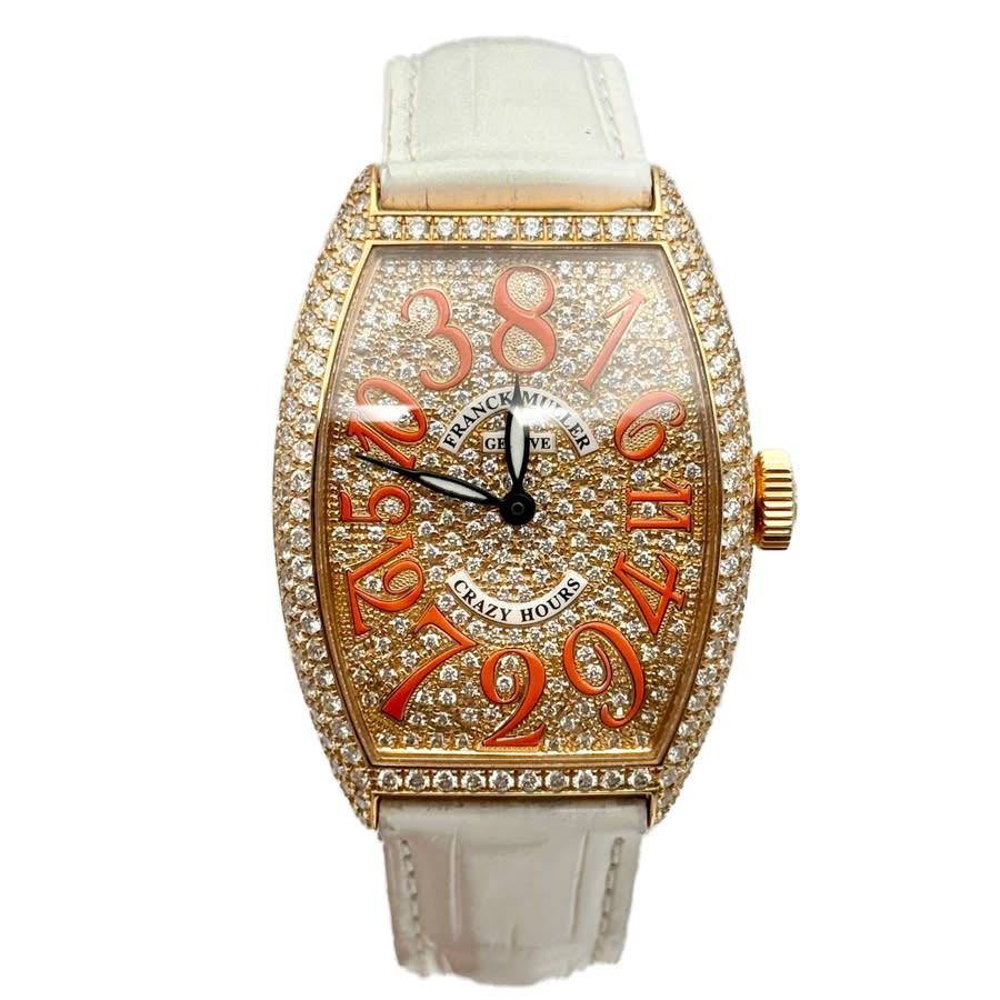 Franck Muller Cintree Curvex Automatic Diamond Ladies Watch 5850 CH D CD-WHT 15364$