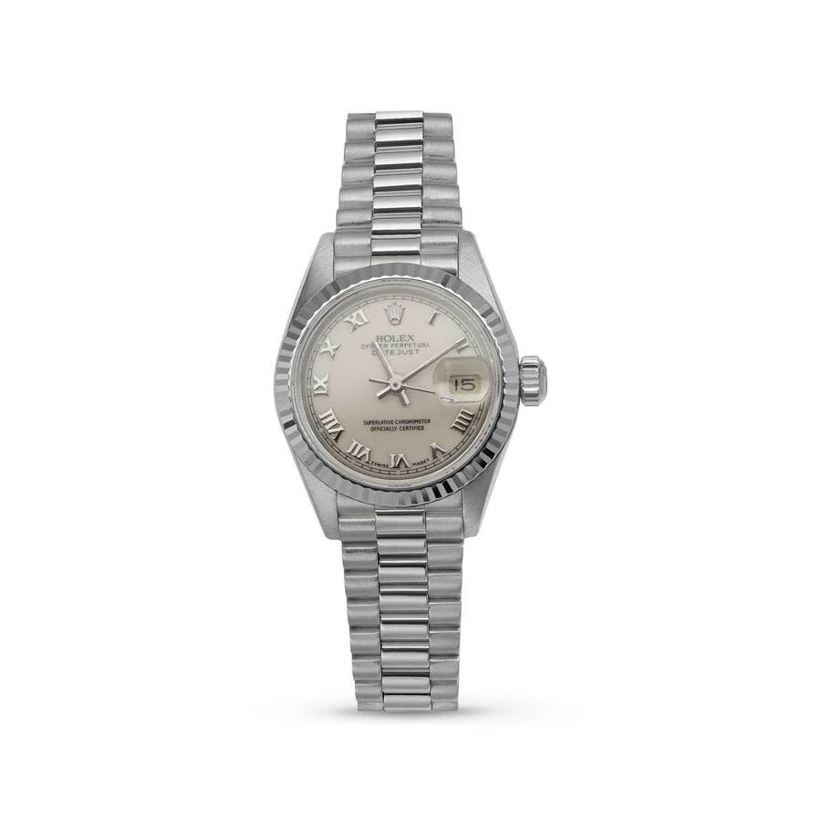 Preowned Rolex Datejust Automatic White Dial Ladies Watch 69179 WRP