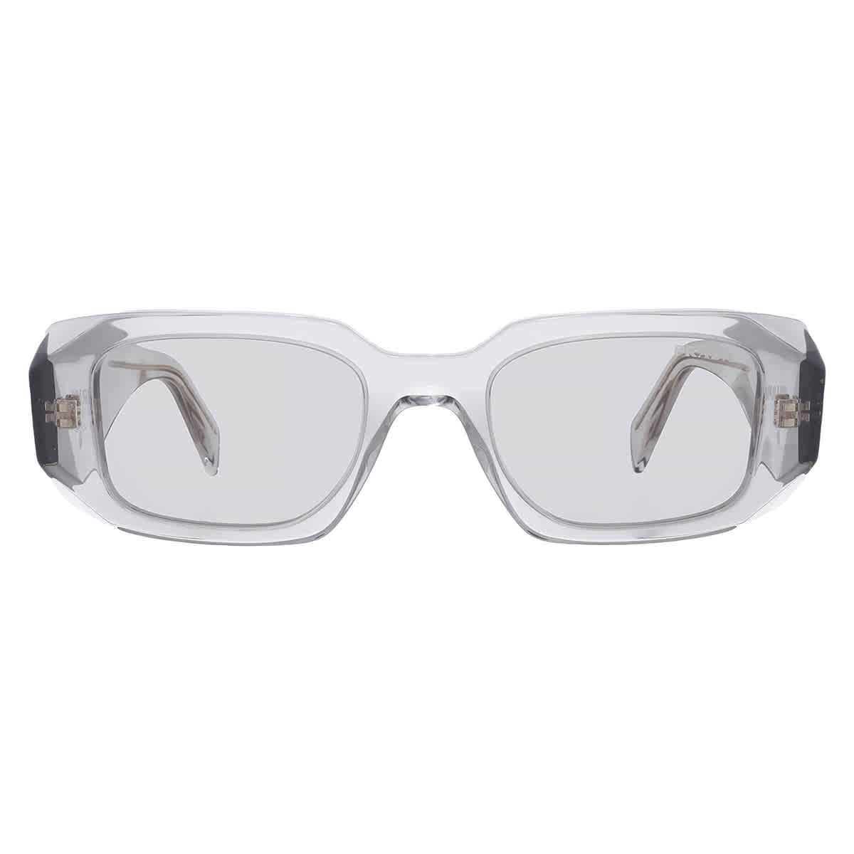 Prada Woman Sunglass PR 17WS -  Frame color: Transparent Grey, Lens color: Light Grey
