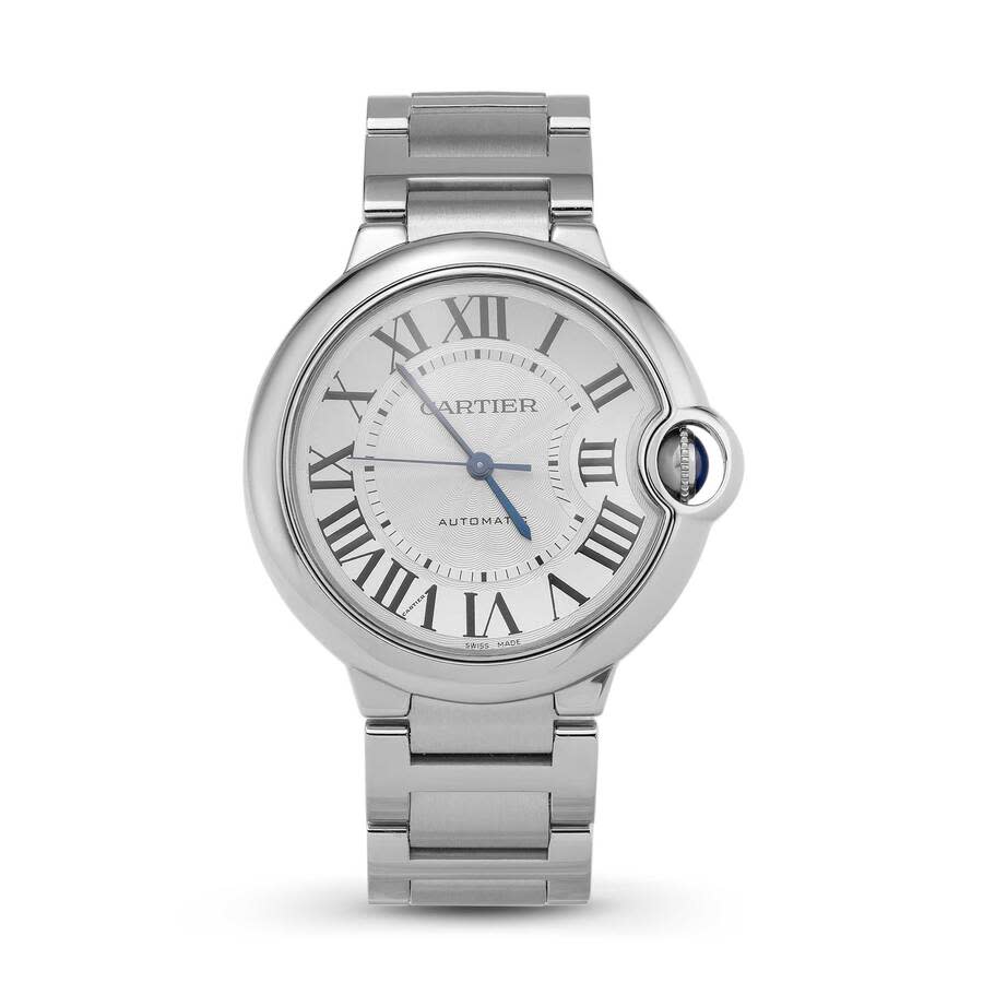 Preowned Cartier Ballon Bleu De Cartier Silver Opaline Dial Unisex Watch W6920046