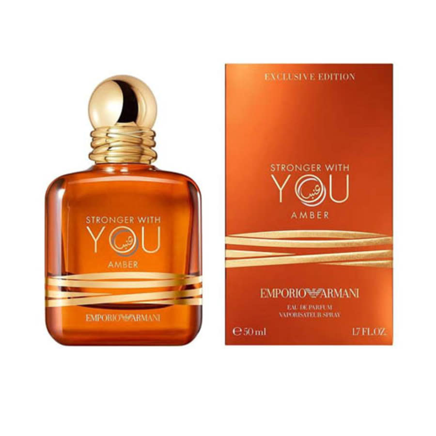 Emporio Armani Unisex Stronger With You Amber EDP Spray 34 oz Fragrances 3614273762120 122$