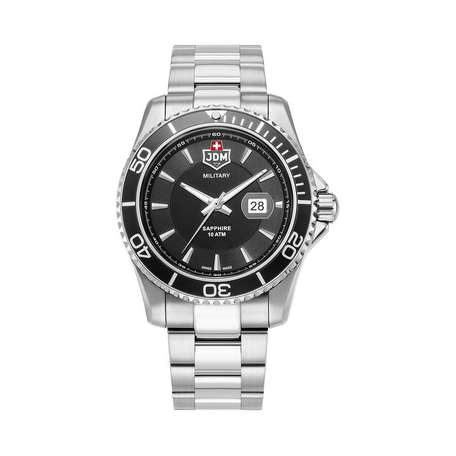 JDM Military Sierra Black Dial Mens Watch JDM-WG022-03 227$