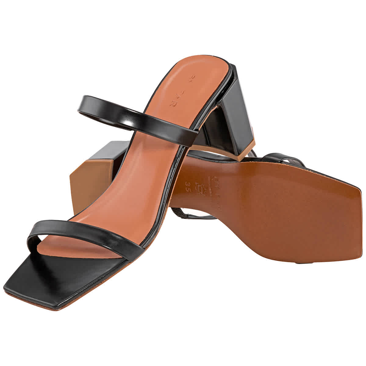 By Far Ladies Tanya 70mm Strappy Sandals eBay