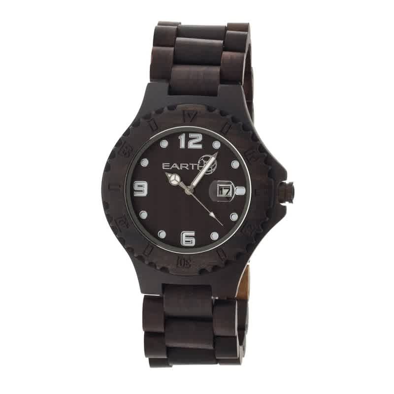 Earth Eco-Friendly Dark Brown Wood Raywood Watch EW1702