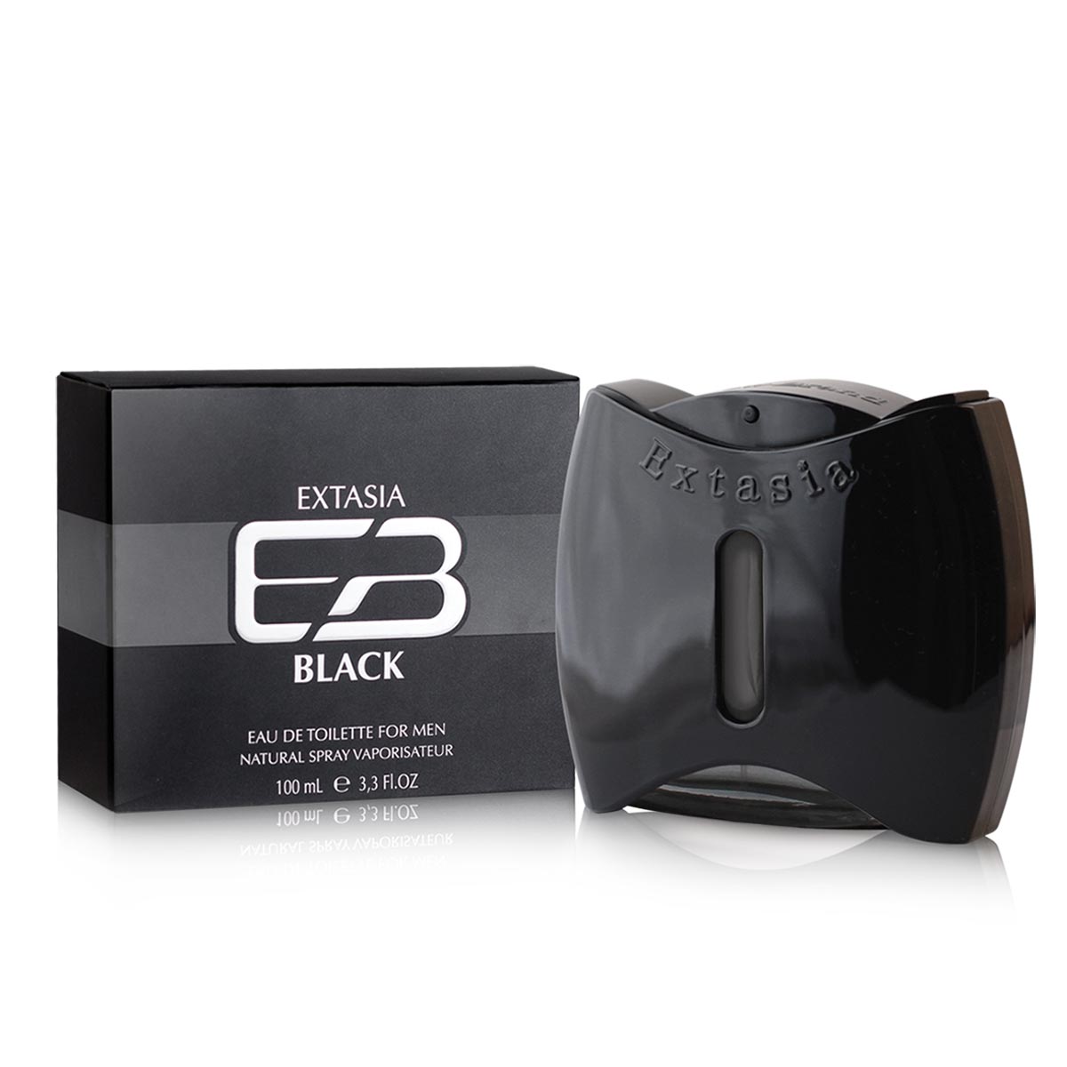 New Brand Mens Extasia Black EDT Spray 3.3 oz Fragrances 5425017734451