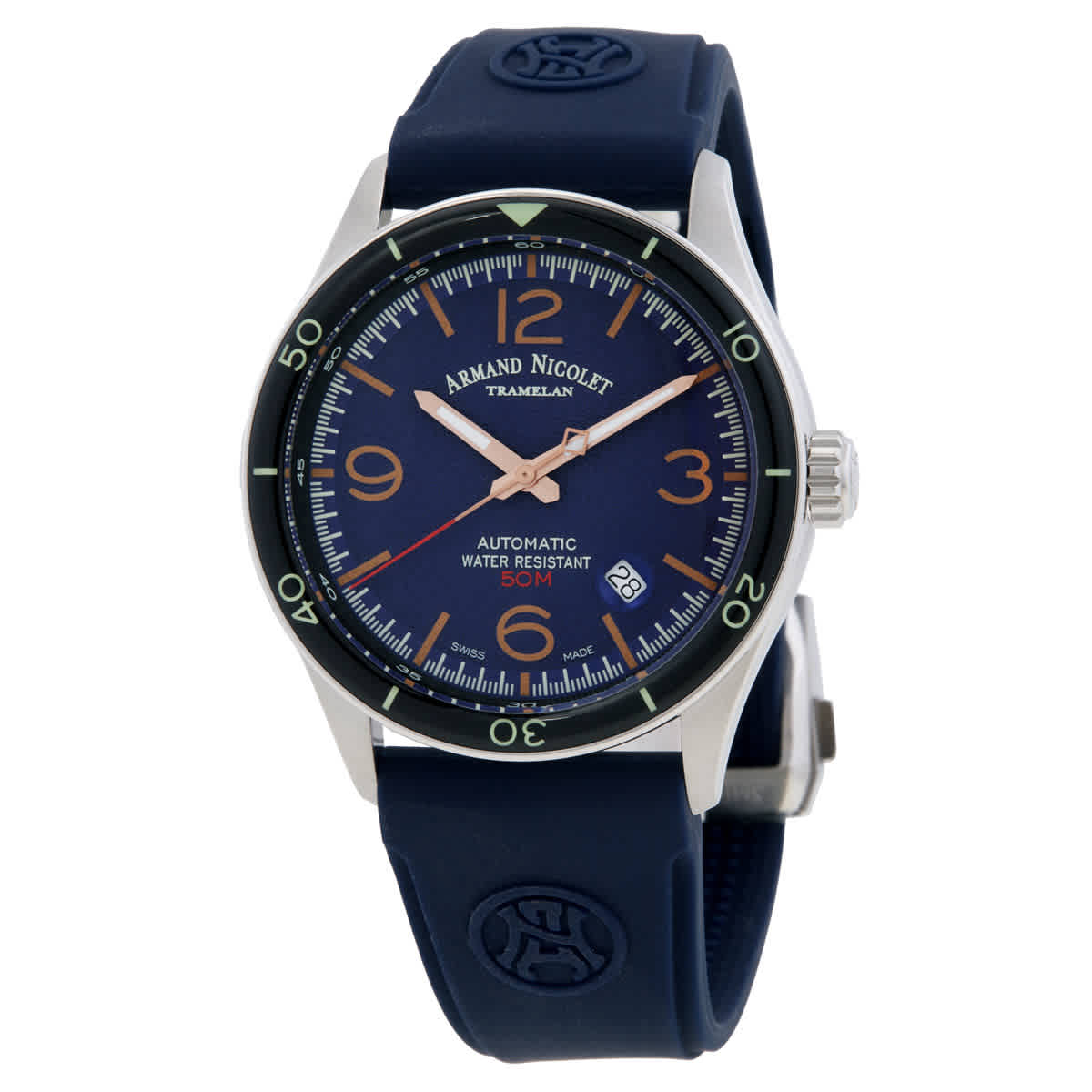 Armand Nicolet M2H Automatic Blue Dial Mens Watch A740HNA-BS-GG2710U