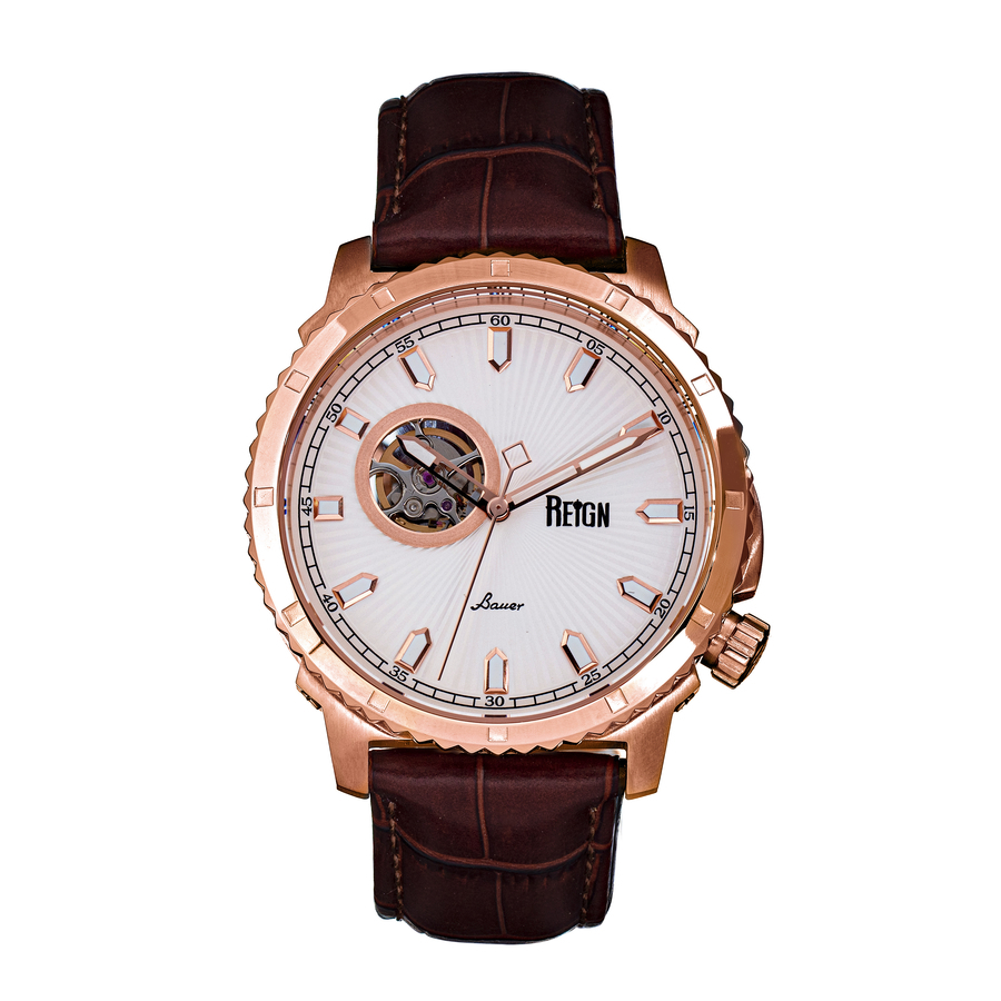 Reign Bauer Automatic White Dial Mens Watch REIRN6005 270$