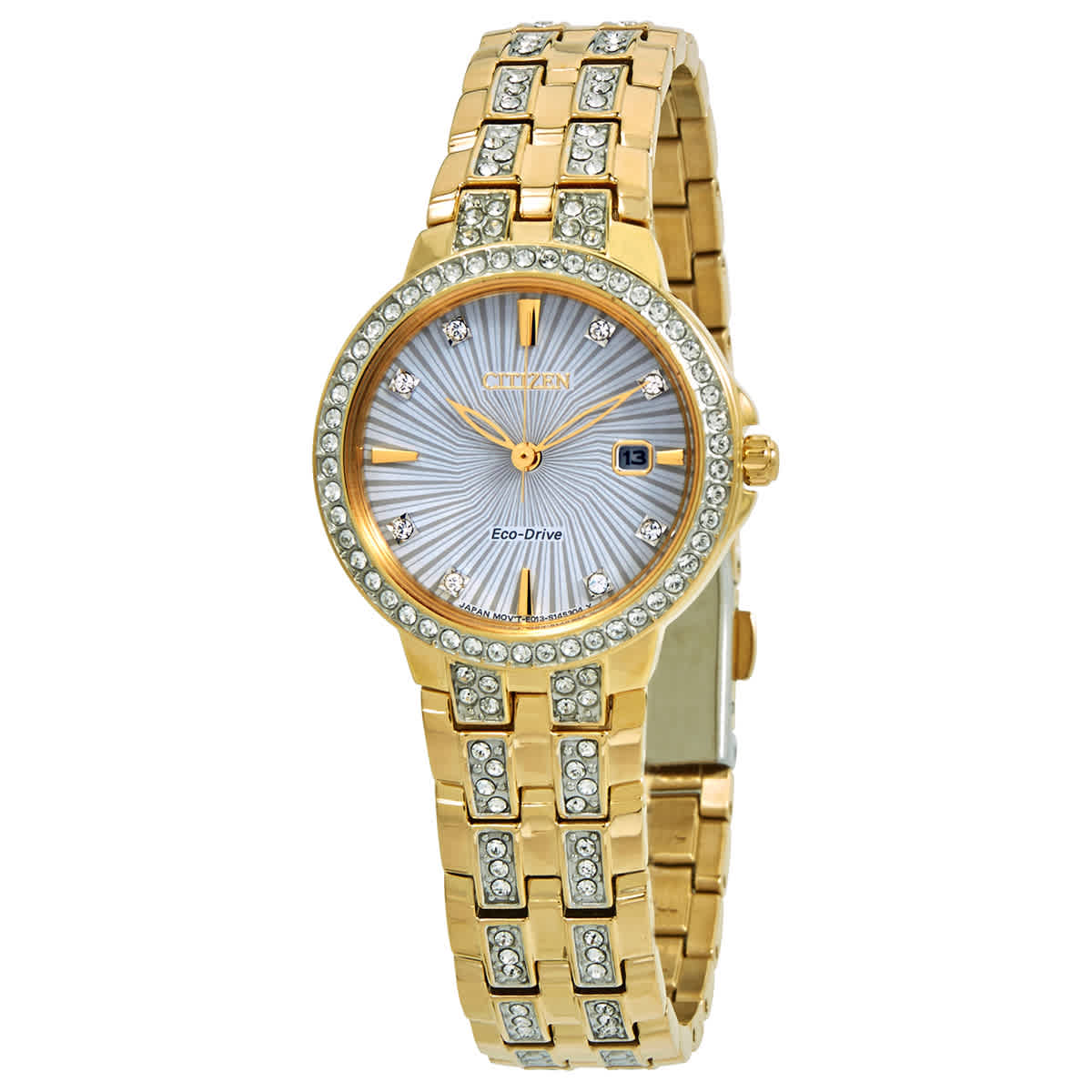 Citizen Eco-Drive Crystals Ladies Watch EW2342-52B | eBay