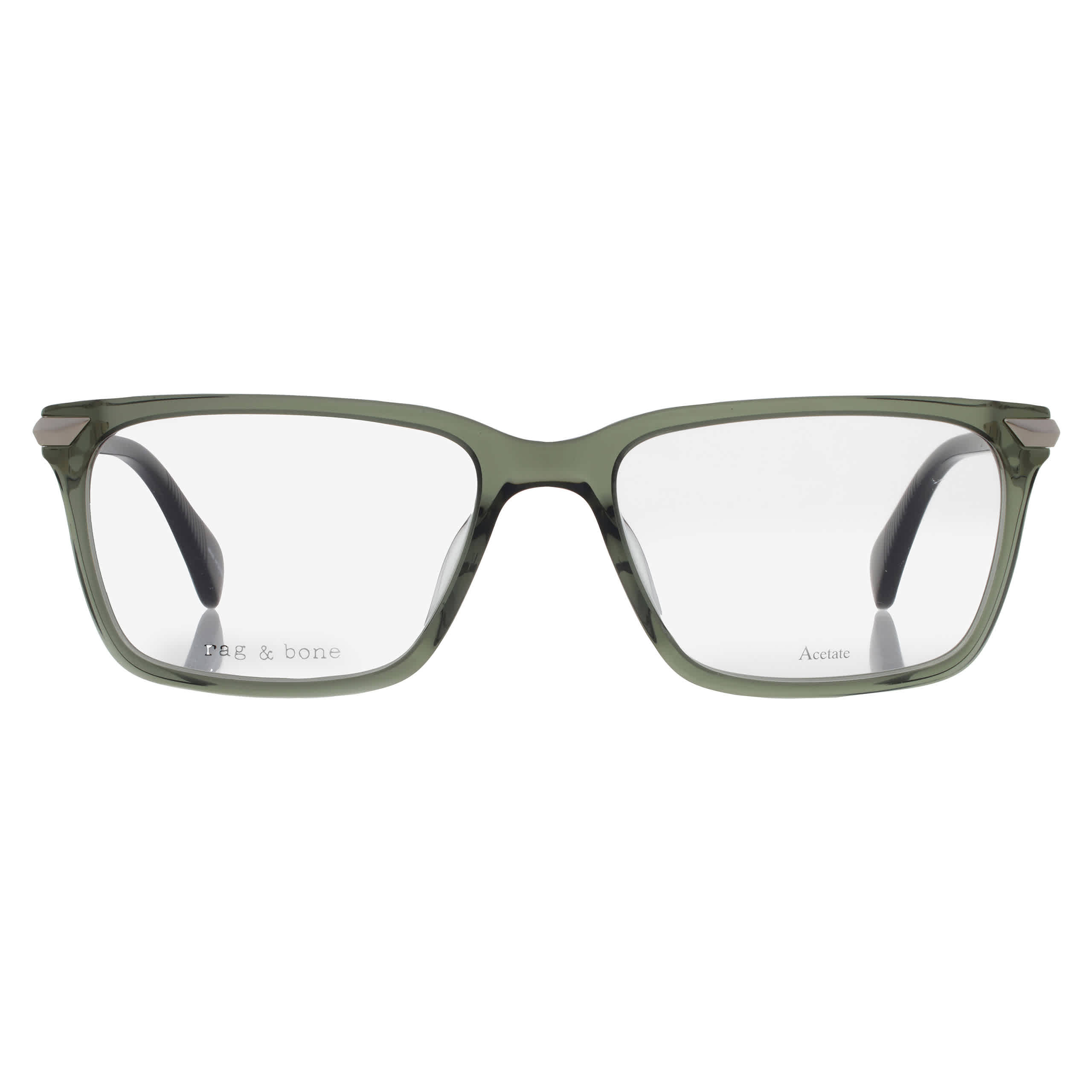 Rag and Bone Demo Rectangular Mens Eyeglasses RNB7043 01ED 56