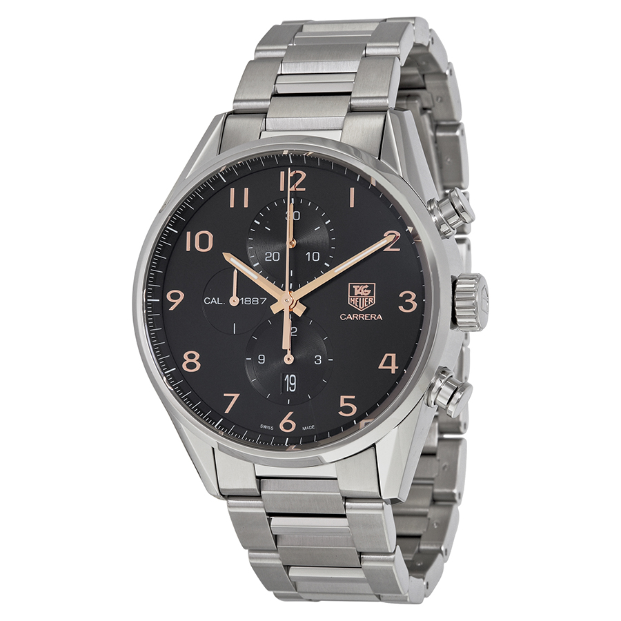 Pre-owned Tag Heuer Carrera Automatic Chronograph Mens Watch CAR2014BA0799 2195$
