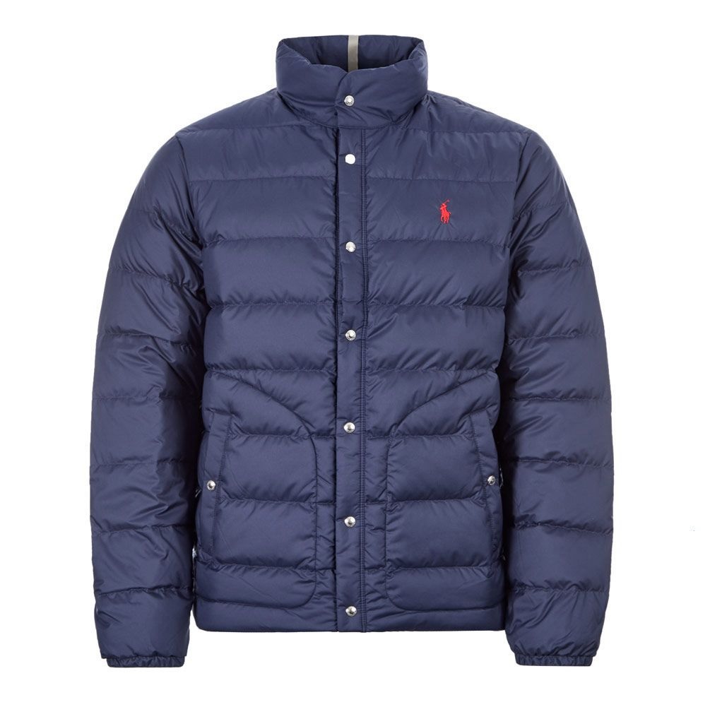 blue polo coat