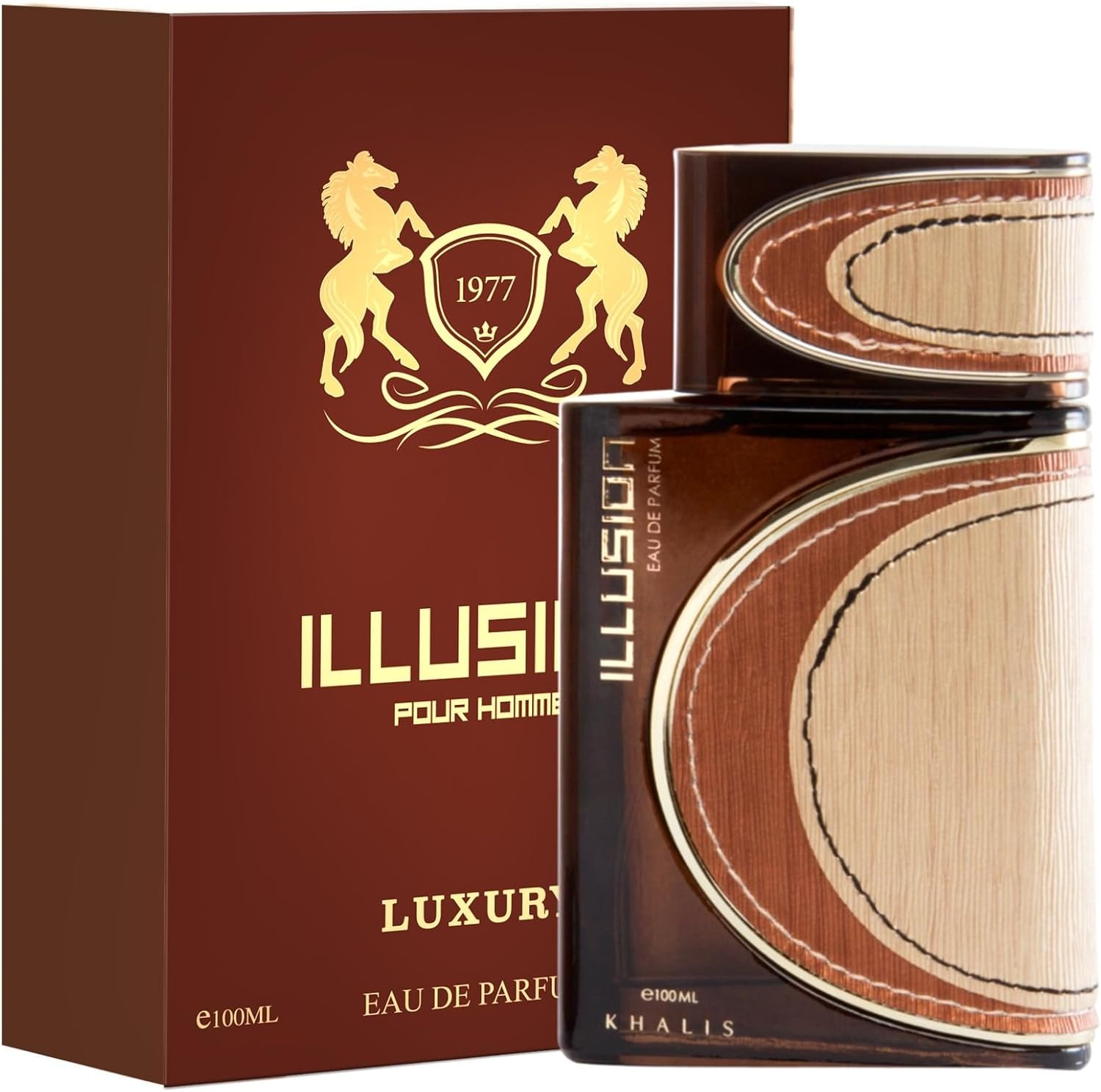 Khalis Mens Illusion Luxury Collection EDP Spray 34 oz Fragrances 6290360814964 18$