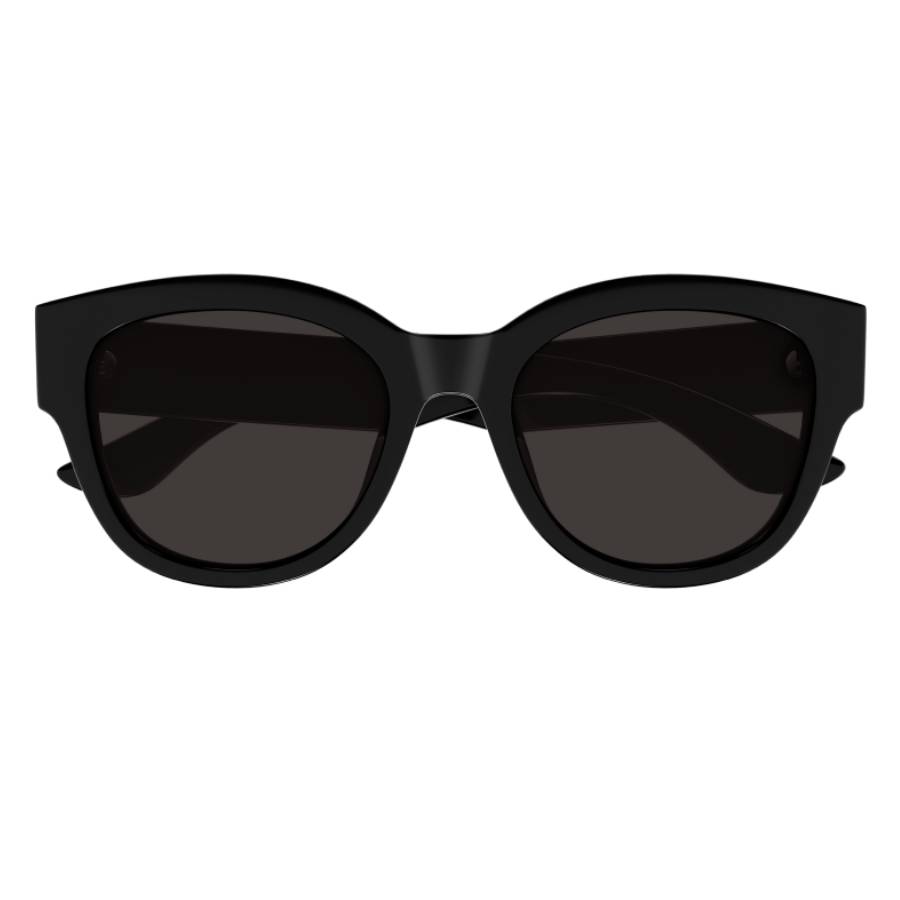 Alexander McQueen AM0509SA Asian Fit 001 Women’s Sunglasses Black Size 55 - Free RX Lenses  - Free RX Lenses