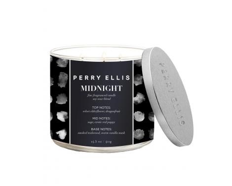 Perry Ellis Unisex Midnight 14.5 oz Scented Candle 810044121667 - Picture 1 of 1