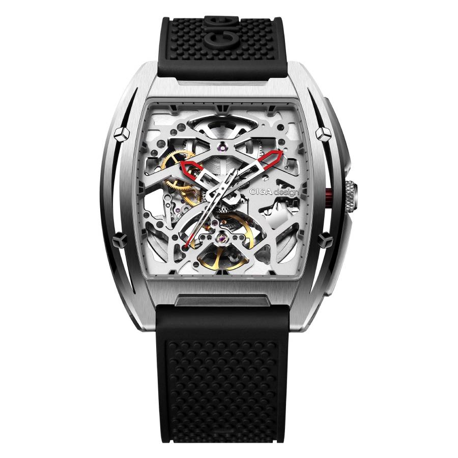 Ciga Design Z Series Edge Titanium Automatic Mens Watch Z031-TT01-W5BK