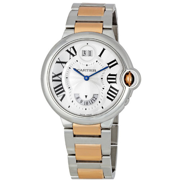 Preowned Cartier Ballon Bleu De Cartier Silver Dial Mens Watch W6920027