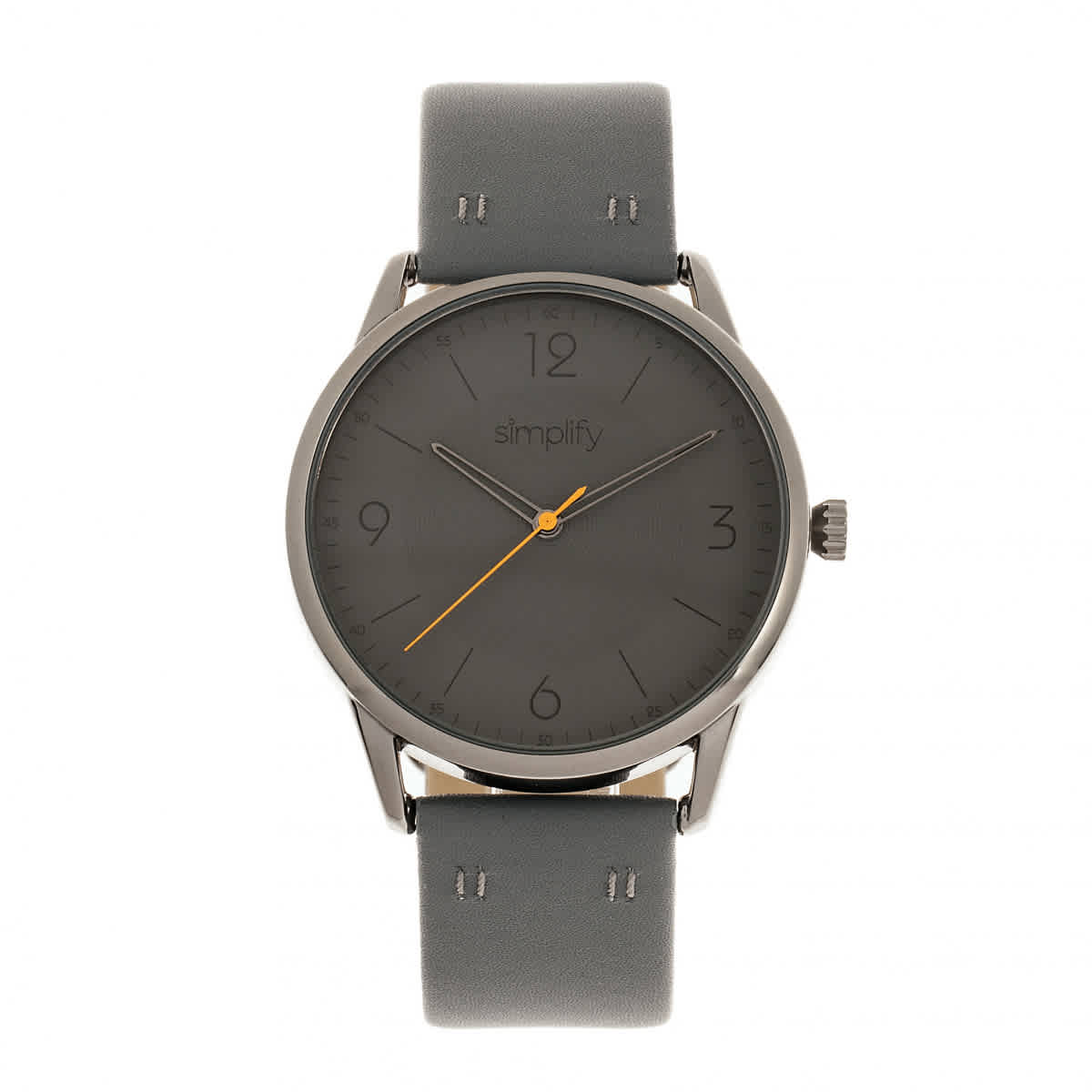Simplify The 6300 Dial Charcoal Leather Watch SIM6306 60$
