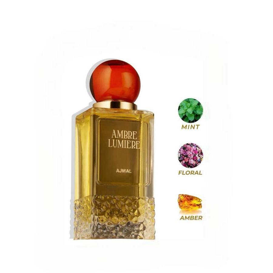 Ajmal Unisex Ambre Lumiere EDP Spray 34 oz Fragrances 6293708020775 45$