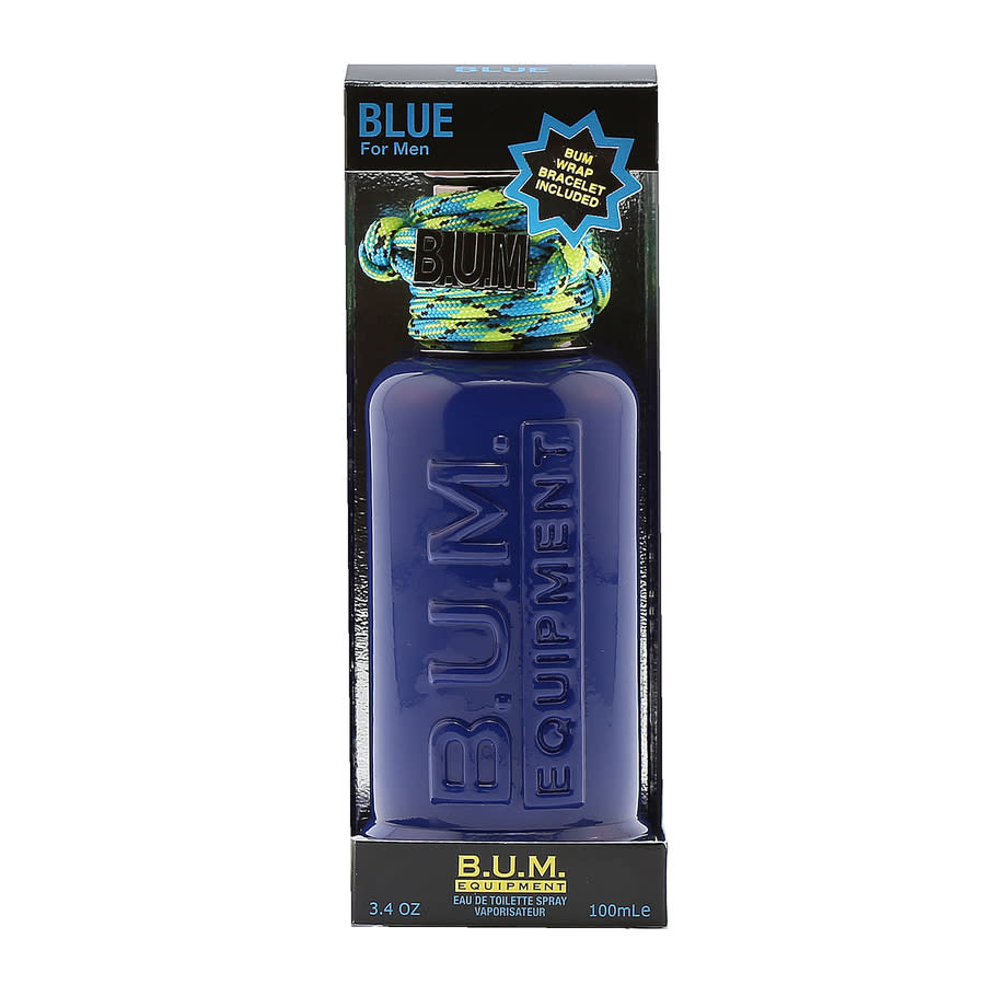 B.U.M. Equipment Mens Blue EDT Spray 3.4 oz Fragrances 746480131352