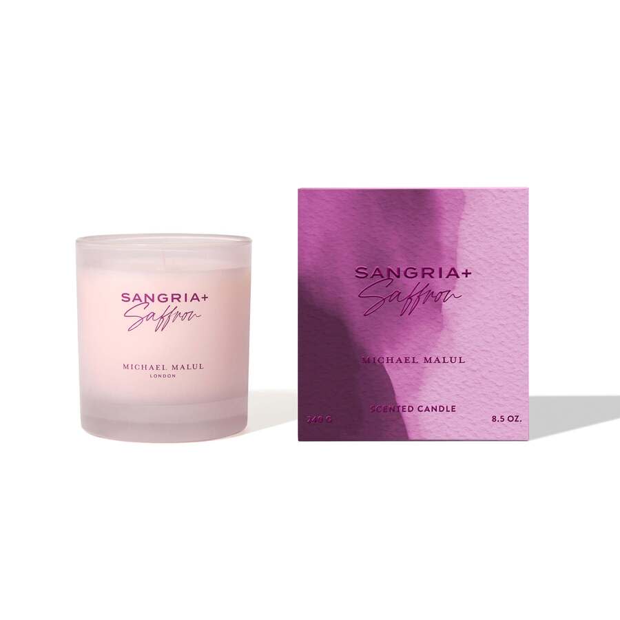 Michael Malul Unisex SangriaSaffron 85 oz Scented Candle 810181101379 35$