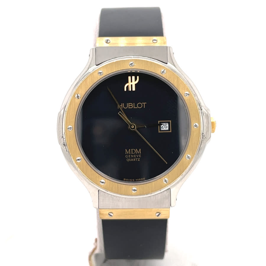 Pre-owned Hublot Classic MDM Black Dial Ladies Watch 14012 2386$