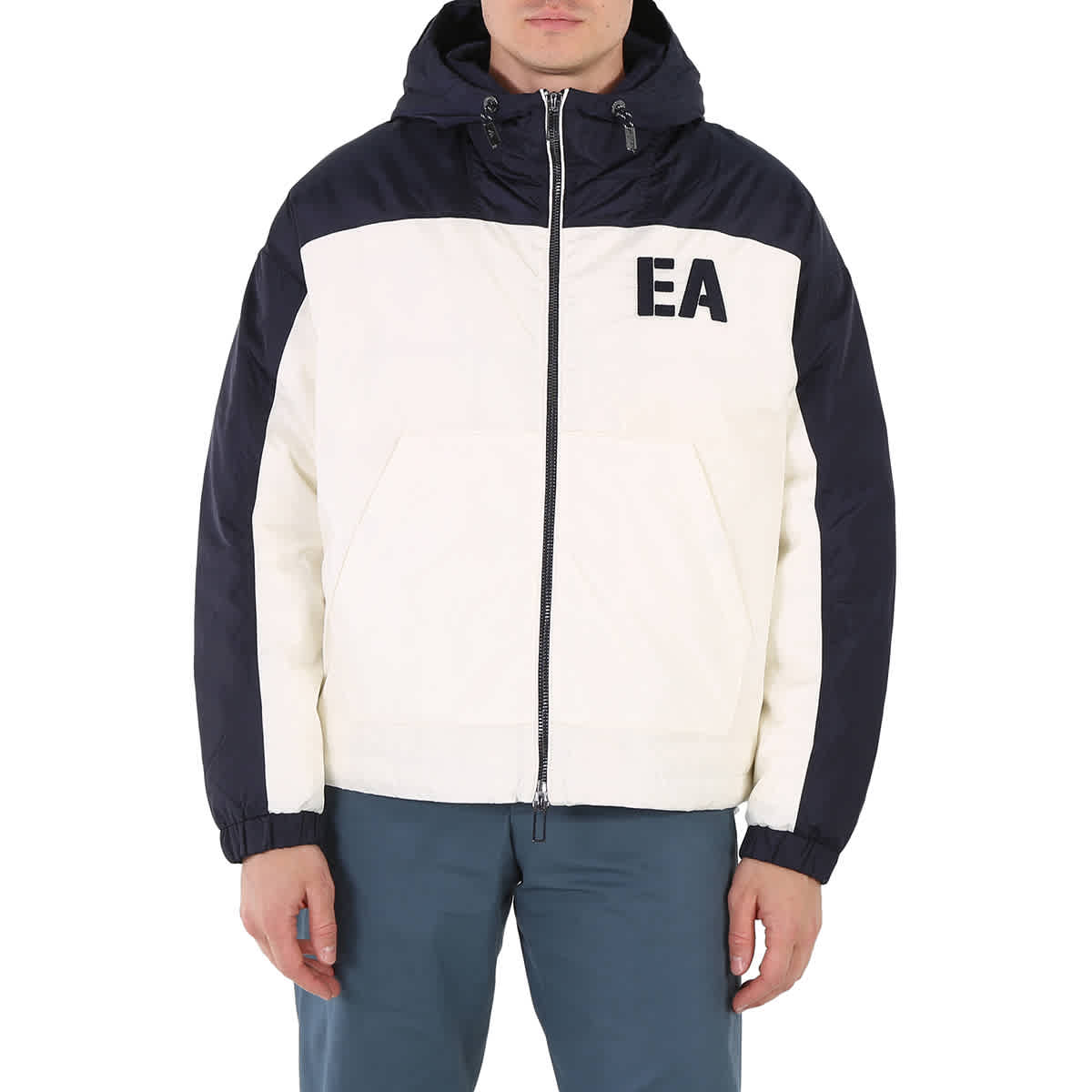 Emporio Armani Men's EA Logo Nylon Down Jacket | eBay