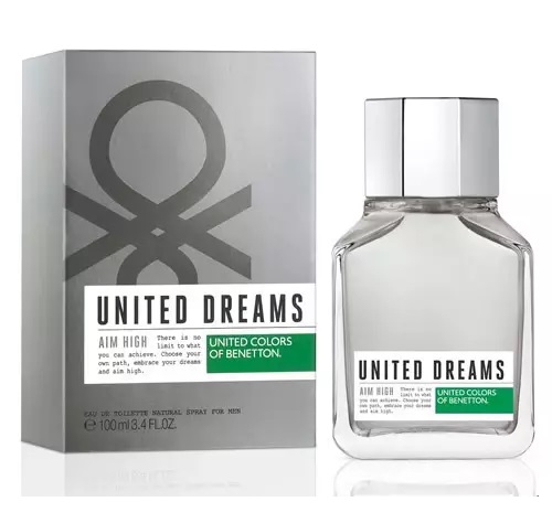 Benetton Mens United Dreams Aim High EDT Spray 34 oz Tester Fragrances 8433982002397 14$