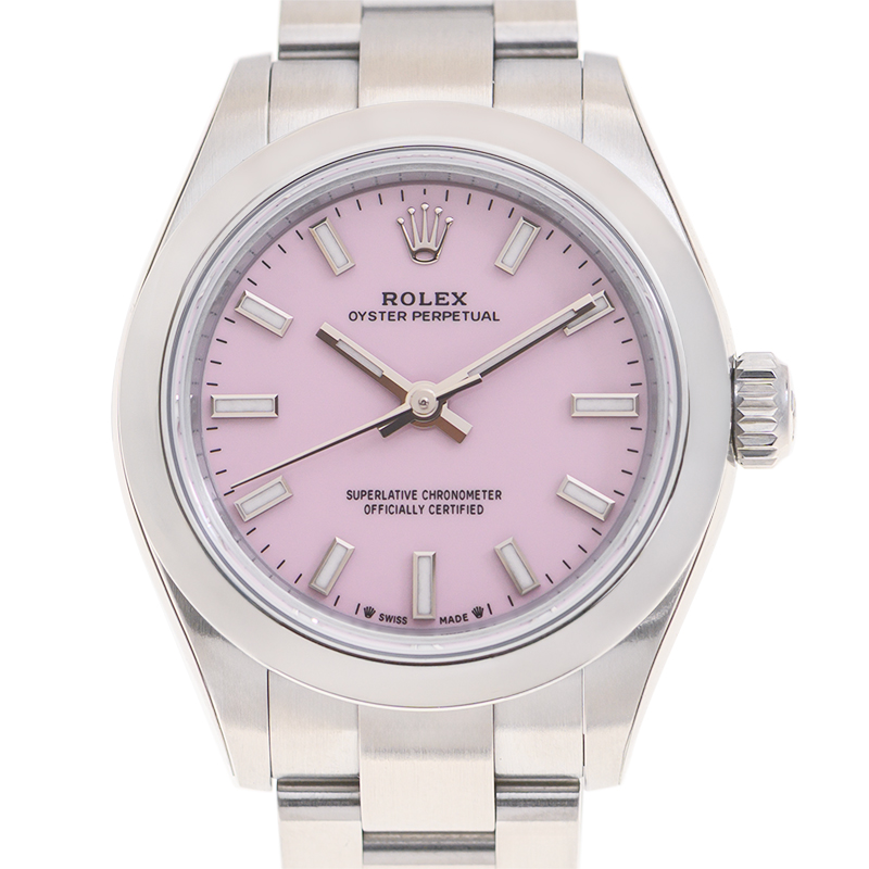 Rolex Oyster Perpetual Automatic Chronometer Pink Dial Ladies Watch M2762000009