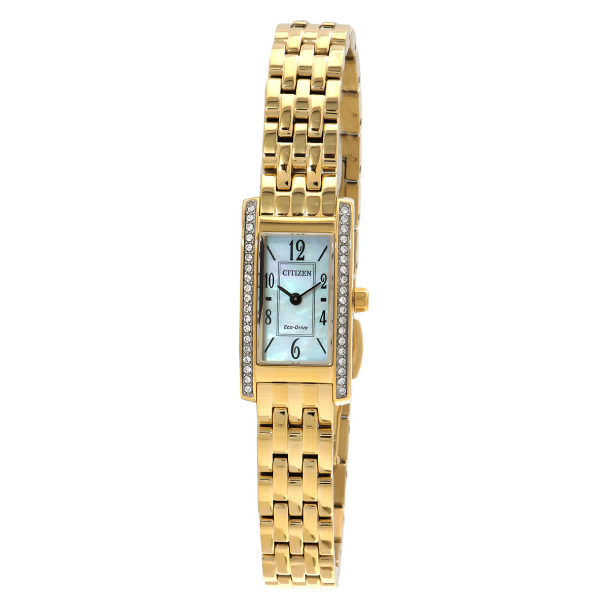 Citizen Petite Palidoro Crystal White Mother of Pearl Dial Ladies Watch EG7112-59D 284$