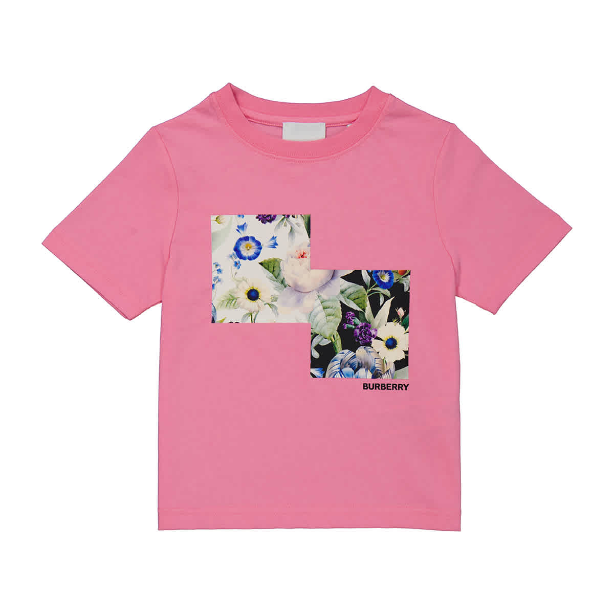 Burberry Kids Bubble Gum Pink Montage Print Cotton T Shirt eBay