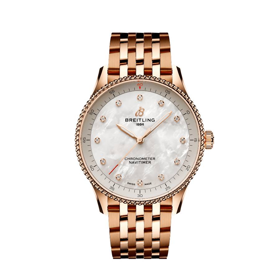 Breitling Navitimer Quartz Diamond Mens Watch R77320E61A1R1