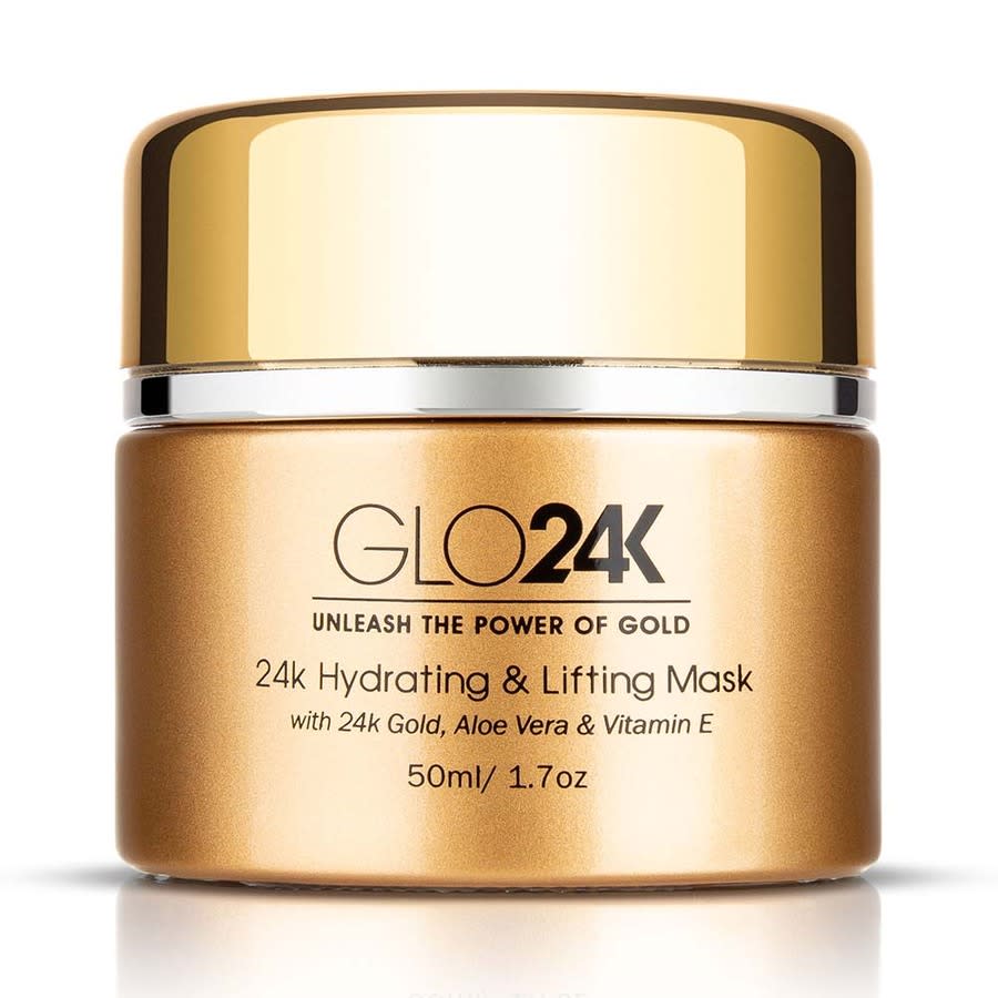 GLO24K 24k Hydrating Lifting Mask With 24k Gold Aloe Vera Vitamin E 17 oz Skin Care 195993044374 45$