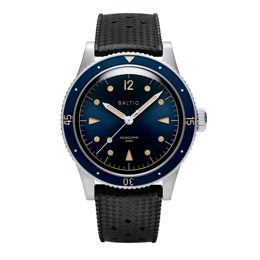 Baltic Aquascaphe Automatic Blue Dial Mens Watch AquaClassicBlue 675$