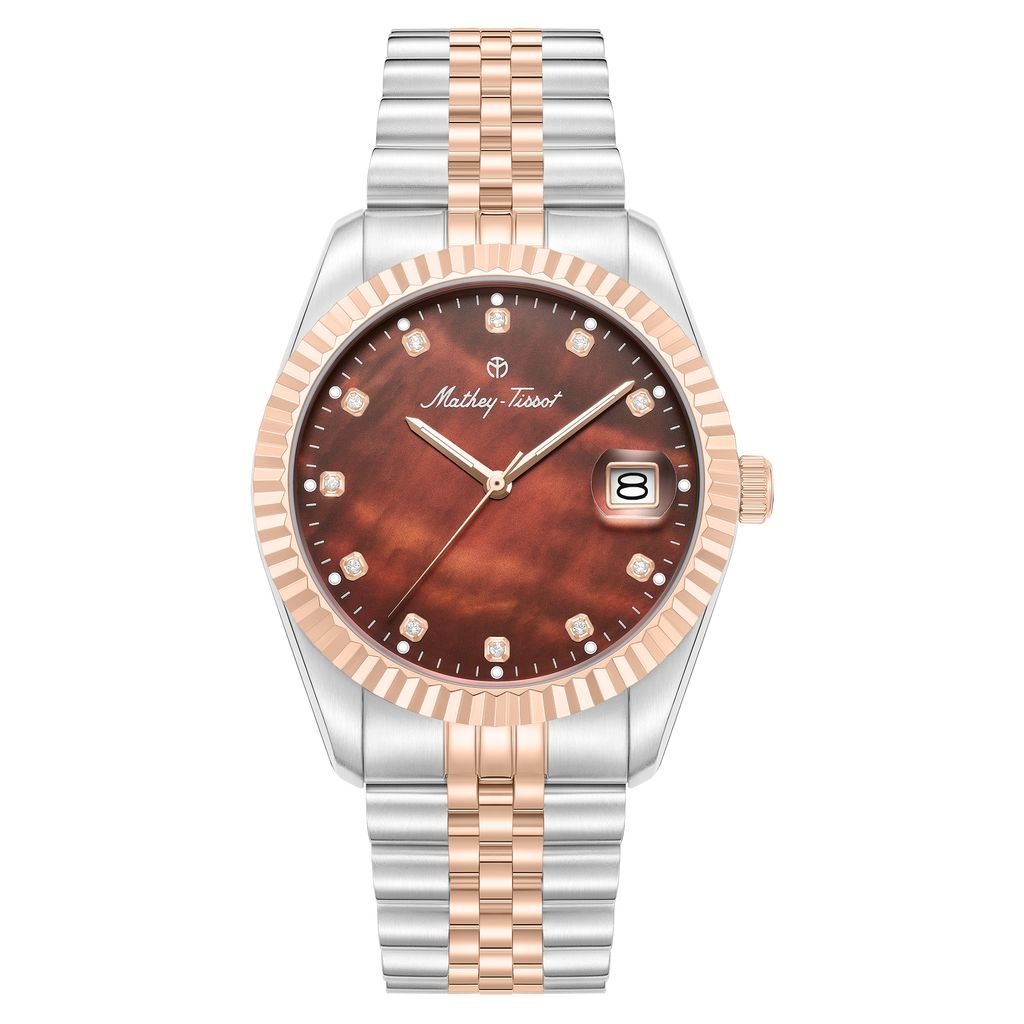 Mathey-Tissot Quartz Dark Brown Dial Mens Watch H250953A-C