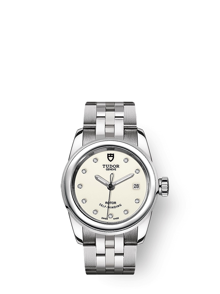 Tudor Glamour Date Automatic Diamond Ladies Watch 51000-0028 4055$