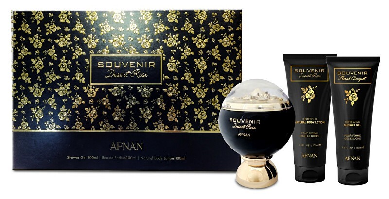 Afnan Ladies Souvenir Desert Rose Gift Set Fragrances 6290171073277