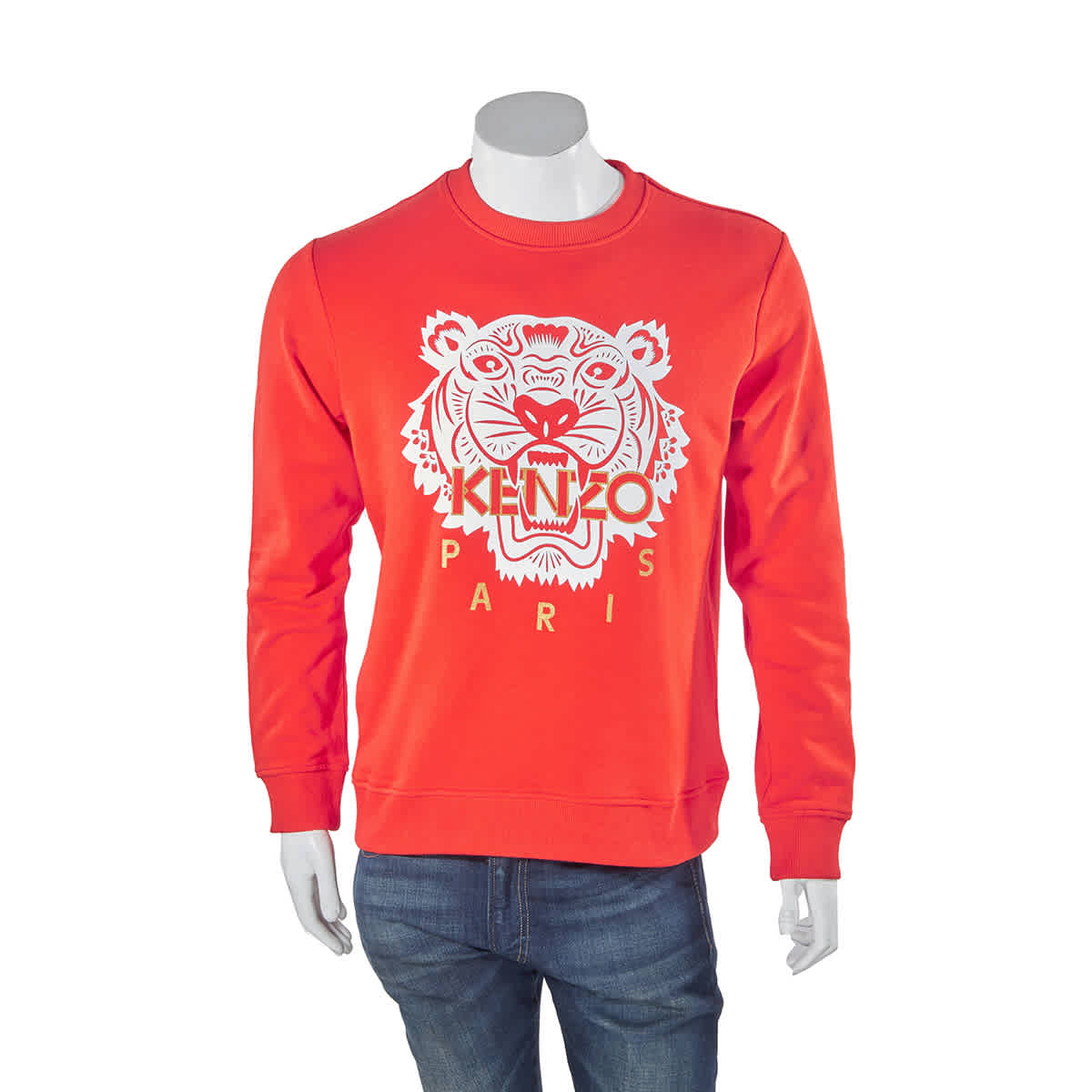 mens red kenzo sweatshirt